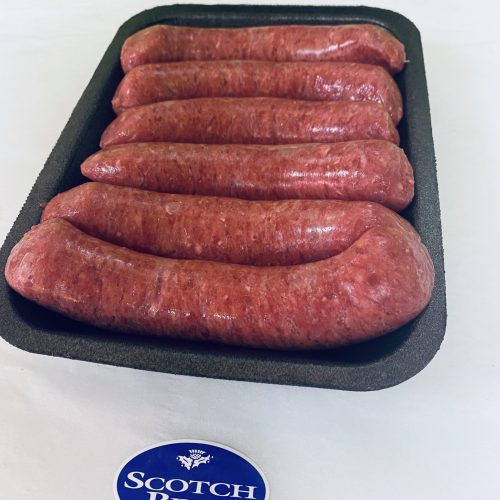 steak sausages Charles Frazer Butchers Glasgow